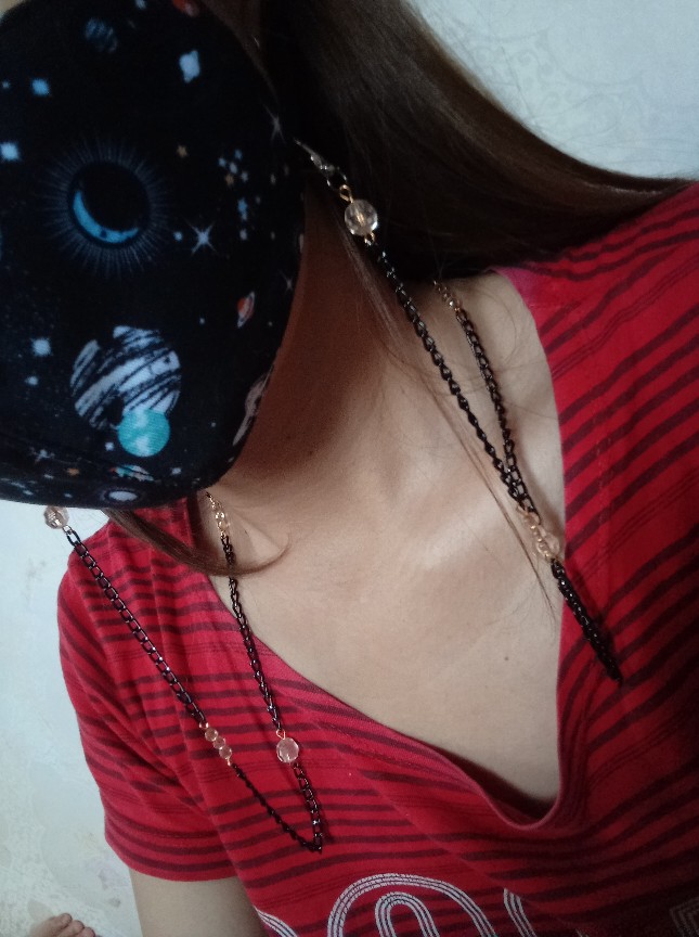 Strap Rantai Chain Tali Kalung Mutiara Masker