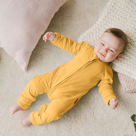 KOTTONVILLE Takoyakids Essentials Azuki Zipper Sleepsuits Resleting Sleepsuit piyama tidur