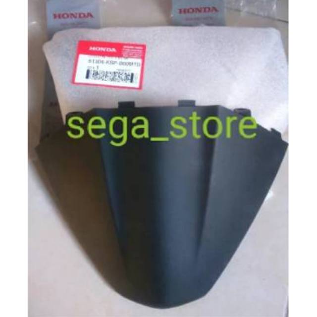 Visor lampu depan honda new mega pro monoshock ori original AHM 61304-KSP-B00MTB