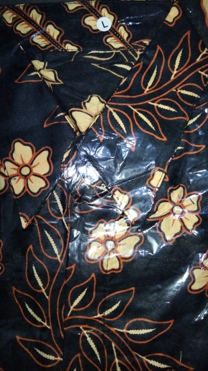 Atasan Batik Lengan Pendek 021 Risna Batik Hrb026 Hem Batik Pekalongan