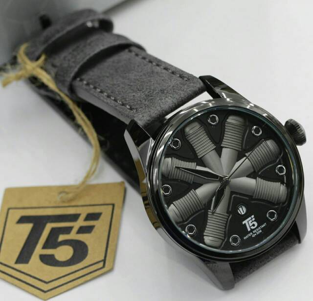 [COD] Jam tangan pria T5 H3632 original tahan air