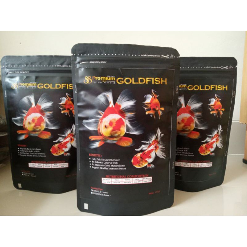 Pelet Ikan PREMIUM 88 GOLDFISH / KOKI (TIPE MENGAPUNG / FLOATING)