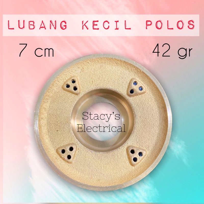 BURNER KOMPOR GAS RINNAI RI 522C LUBANG KECIL TIPIS POLOS