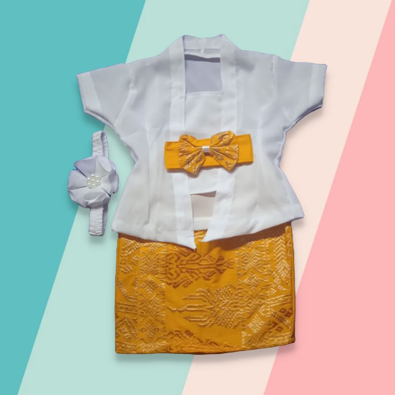 Set Kebaya Kamen Anak Baby / Bayi 0-1 Tahun