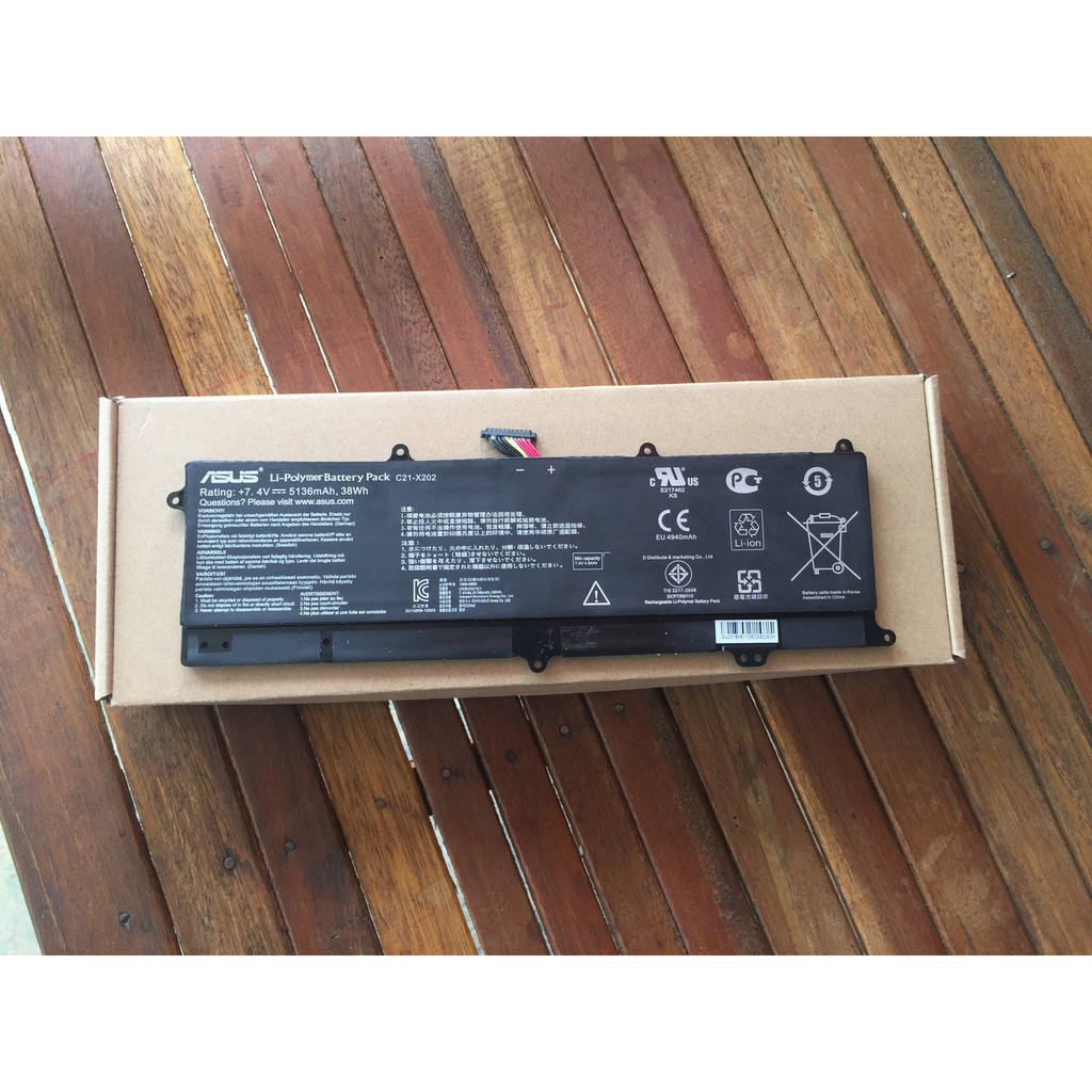 Baterai ORIGINAL Laptop Asus Vivobook X201 X202 X201E