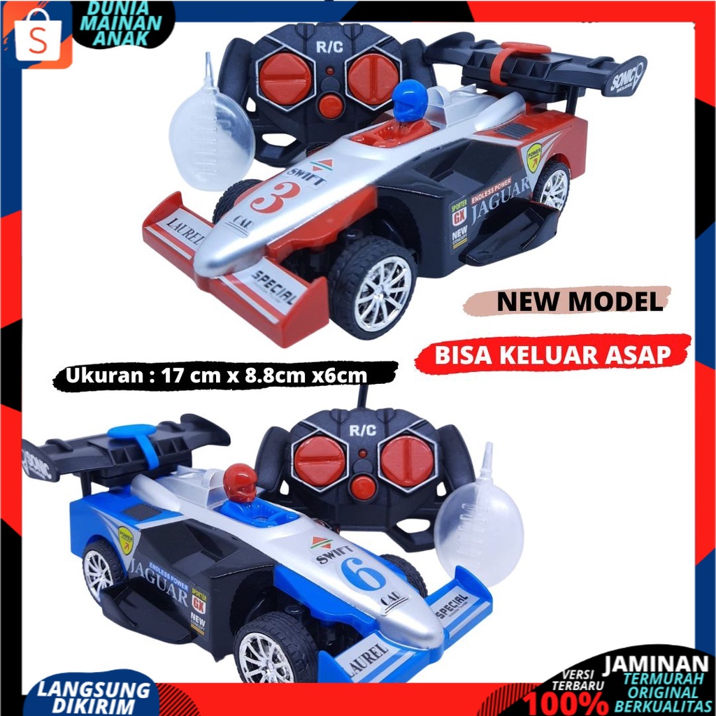 Mobil remot control Berasap Model Balap New Rc Car Spray Racing Top Speed mainan Anak laki laki