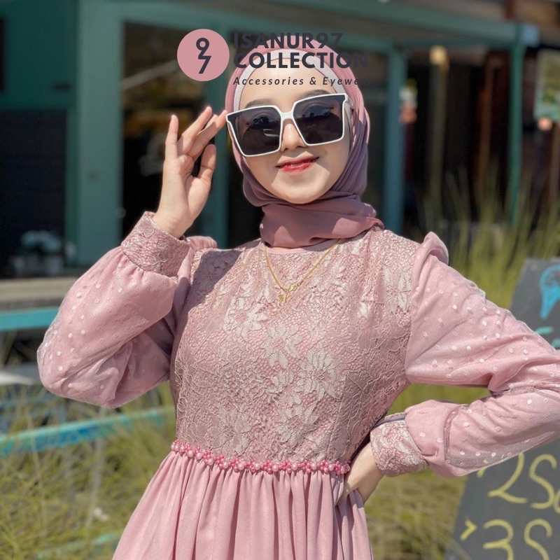 Kacamata Wanita Kotak Square Persergi Kacamata Frame Besar Kotak Fashion Korea Sunglasses