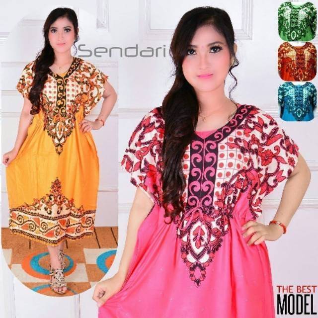 Daster Tidur Piyama Kelelawar Bahan Santung LD120cm Allsize Murah [HR510] #daster #piyama #kelelawar