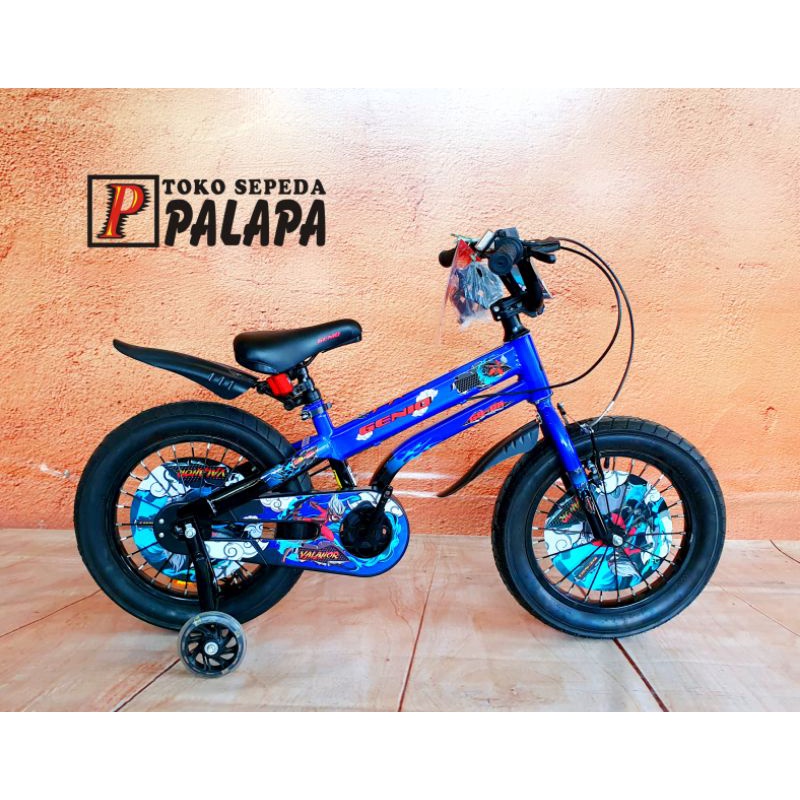 BMX 16 GENIO VALANOR Sepeda Anak Ban Besar By United