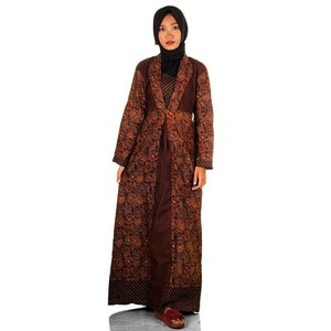 Gamis Muslim Batik I Busana Muslim Wanita Gamis Batik Sogana