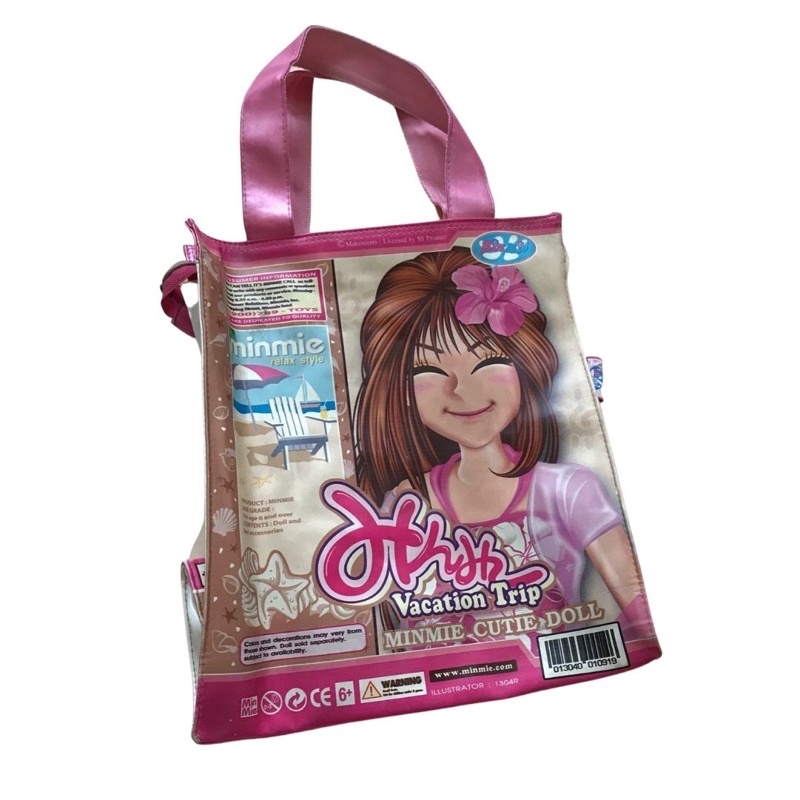 minmie magazine pink y2k vintage handbag tote bag preloved