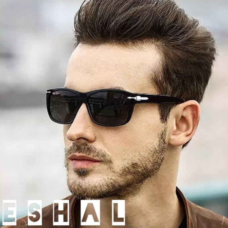 Kacamata Hitam Kaca Clasic Casual merk Rb Space Anti UV Pria Wanita