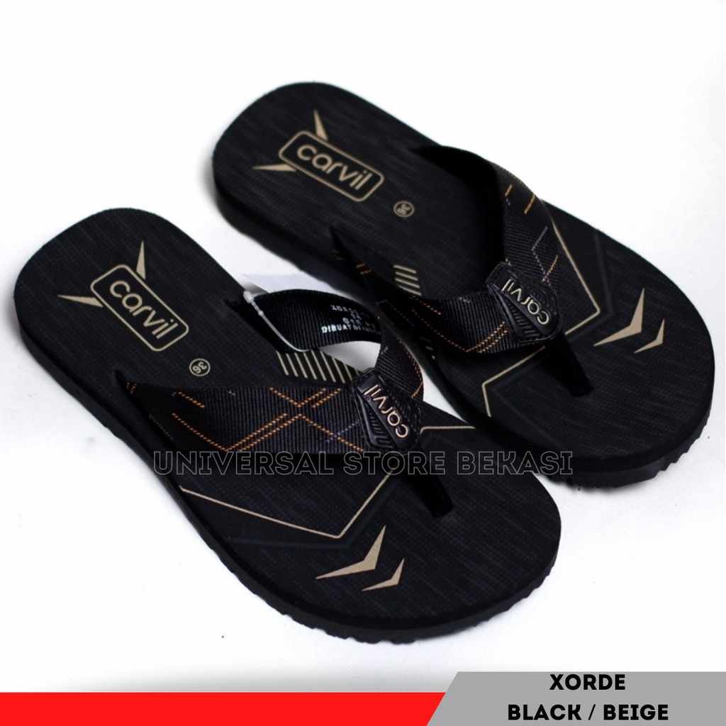 Sandal Jepit Anak Pria Laki gunung Sendal Spon Laki2 Carvil Marcin Cowok Cowo size33-37