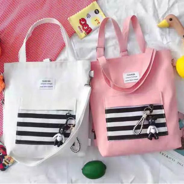 Tas Tote Wanita 2 in 1 (Bisa Ransel / Selempang)