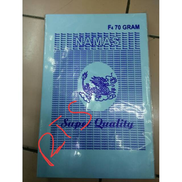 

Kertas warna ukuran F4 70 grm namas