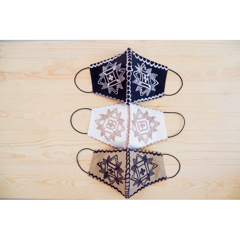 SEIKA | Masker Kain Bordir Ekslusif - Seri Etnik | Exclusive Embroidery Fabric Mask - Ethnic Series