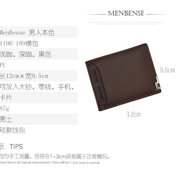 ➥ MB079 - DOMPET LIPAT PENDEK KULIT KARTU PRIA WANITA PREMIUM IMPORT GROSIR ORIGINAL BRANDED MURAH ✸