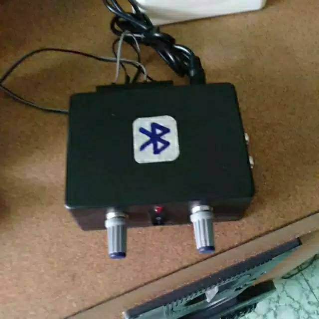 Amplifier Mini Stereo 12v bluetooth + Adaptor