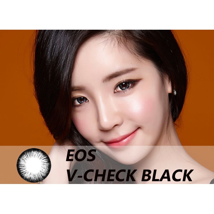 Softlens EOS V-Check - Soflens Black Gray Choco dan Brown