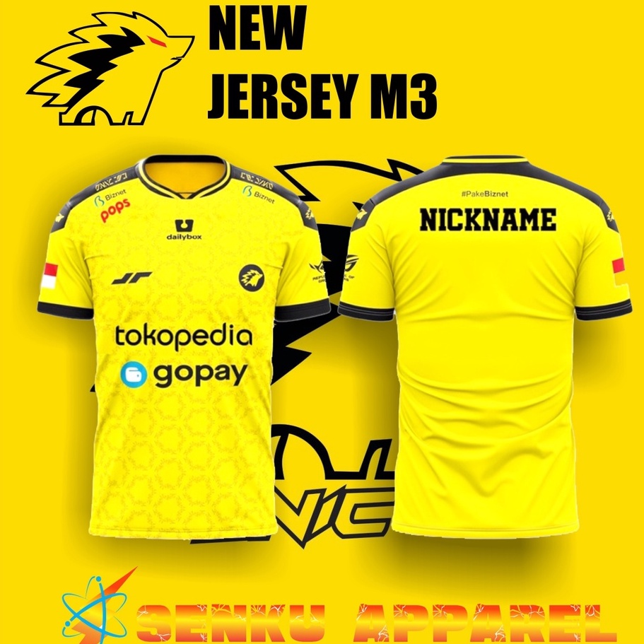 Jersey ONIC ESPORT M3 2021 Terbaru/JERSEY ONIC ESPORT 2022 TERBARUJERSEY TEAM ONIC FREE NICKNAME/KAO