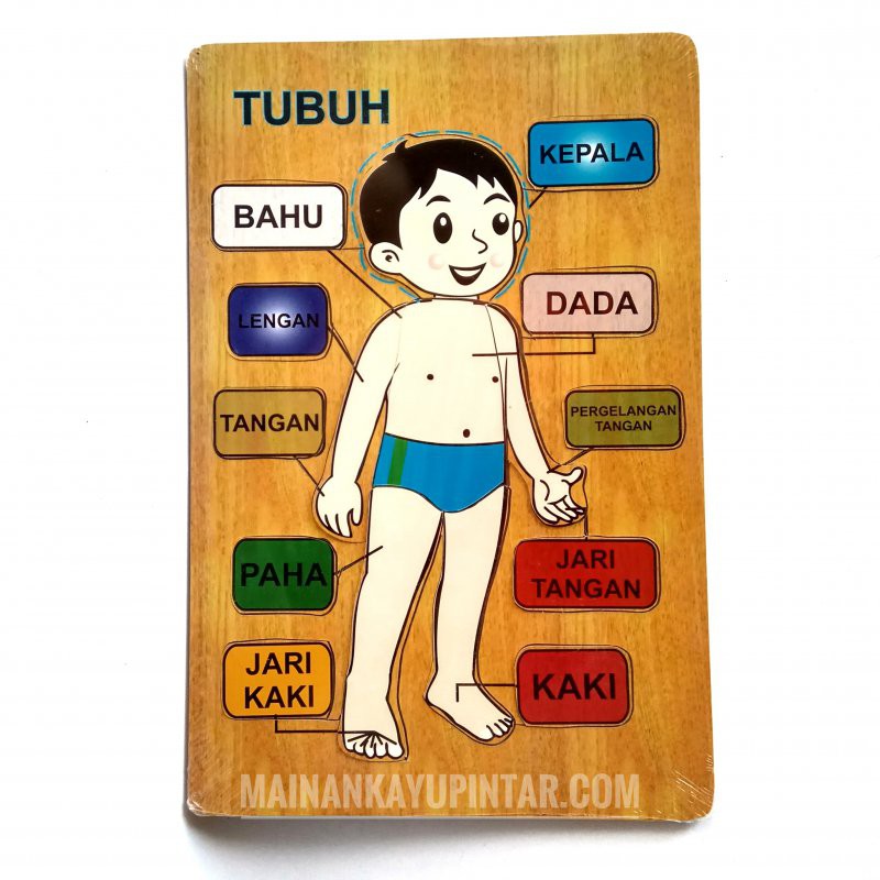 Mainan Kayu Pintar Buy 1 Get 1 Puzzle Kayu Bagian Tubuh Wanita (Free Puzzle Kayu Bagian Tubuh Pria)