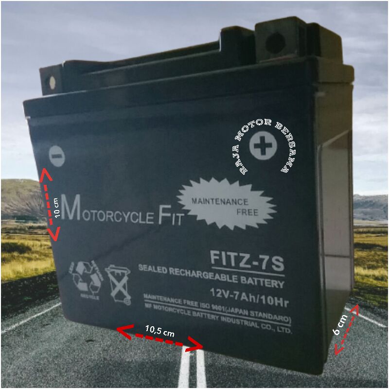 Aki kering Accu baterai motor satria Fu 150 CBR 150 R SCOOPY Esp Vario 150 Satria Fu Old SONIC