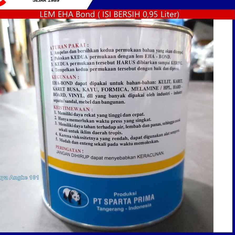

Cuci Gudang|SQ11|Lem Kuning Eha Bond 1kg Utk Kulit Busa Karet HPL Vinyl
