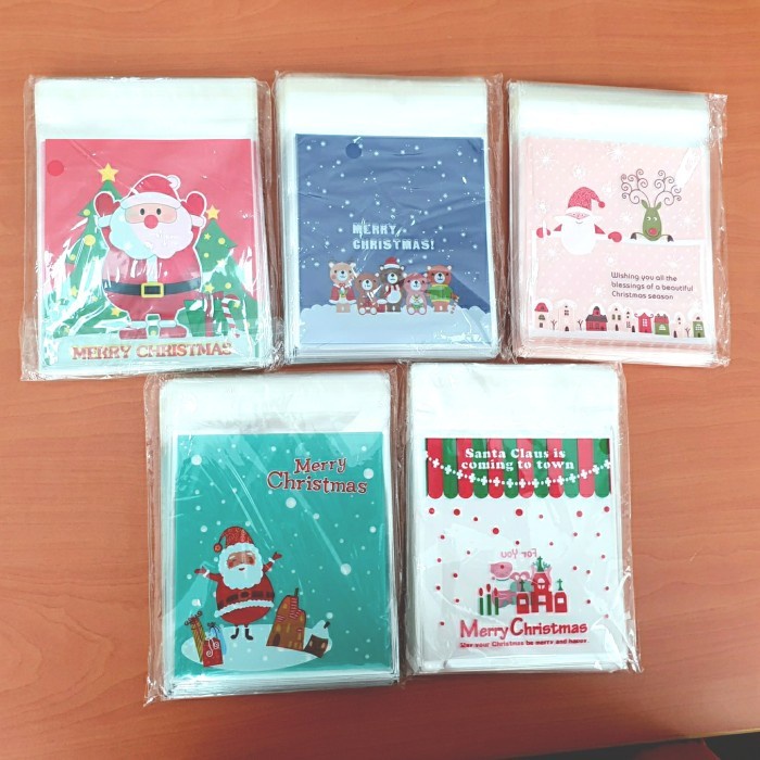 

Plastik Biskuit / Plastik Cookies Edisi Natal isi 100pcs per pak