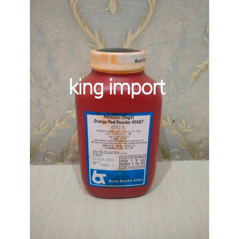 

PERMICOL REGD ORANGE RED POWDER 500gr / Sepuhan permicol