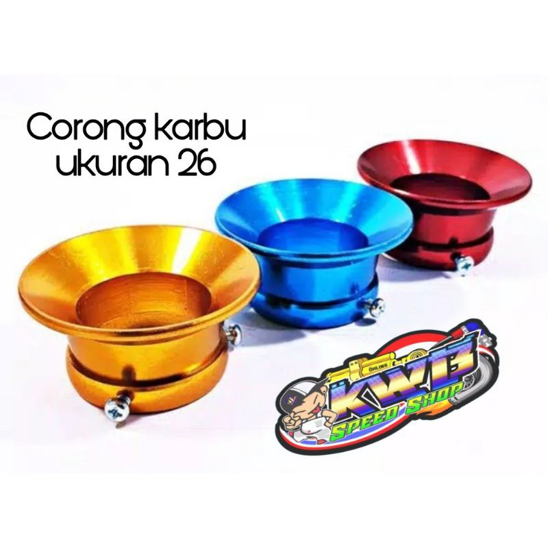 Corong karbu standar ukuran 26 velocity karbu ukuran karbu standar 26