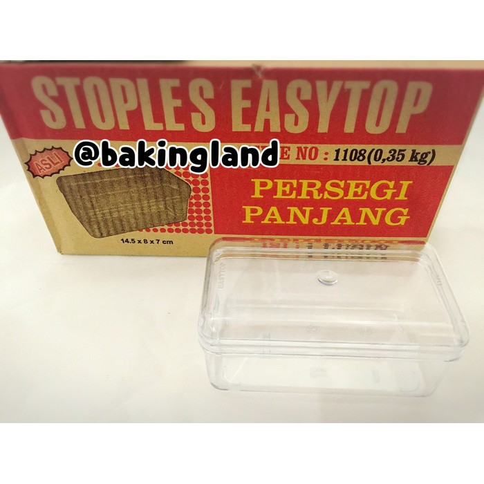 TOPLES kue PERSEGI PANJANG 1108 easytop khusus GOSEND | Shopee Indonesia