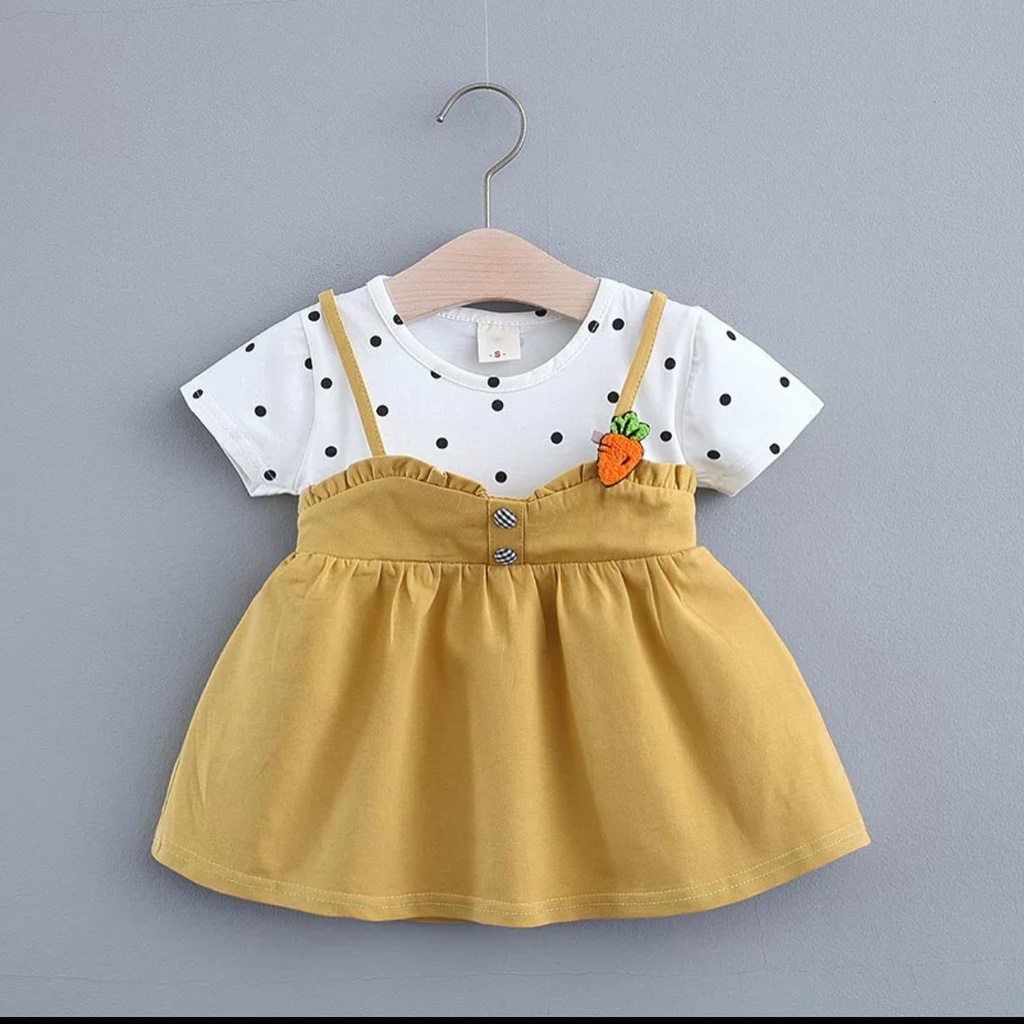 ASLI IMPORT dress import babeebabyshop setelan anak perempuan cewek BUN CARROT / SLEEPING BEAUTY / SIMPLE MEOW SWAN