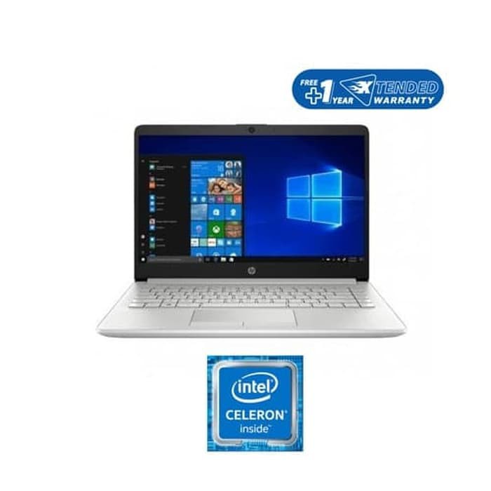 HP 14s-cf1051TU (14", Celeron-4205U, 4GB, 512GB SSD, Silver)