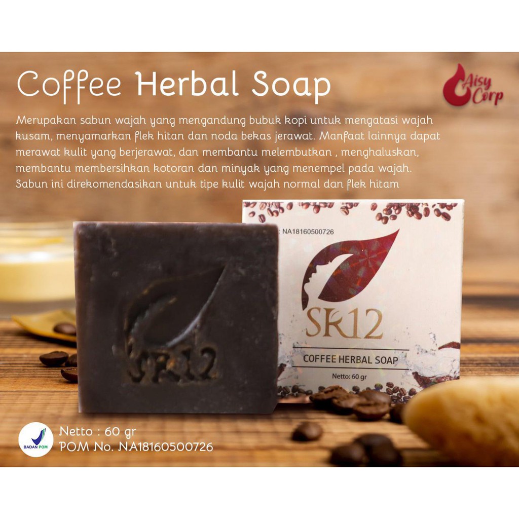 

COFFEE HERBAL SOAP SR12/SABUN KOPI HERBAL-HARGA DISTRIBUTOR