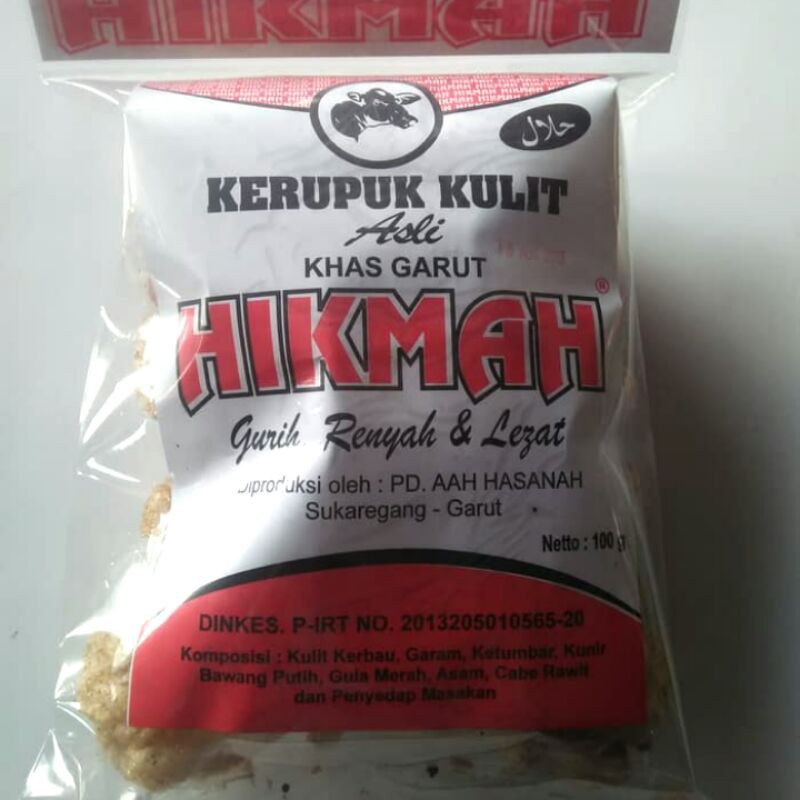 

KERUPUK KULIT SAPI/KERBAU ASLI GARUT HIKMAH JUMBO