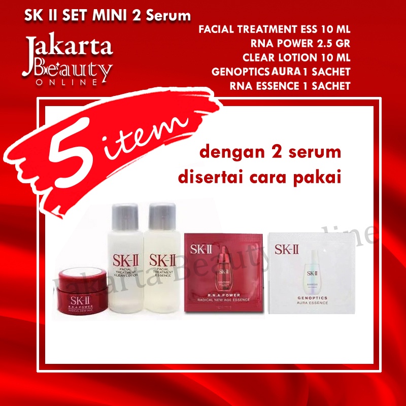 SK-II SKII SK II SK2 PAKET MINI PEMULA 2 SERUM ESSENCE