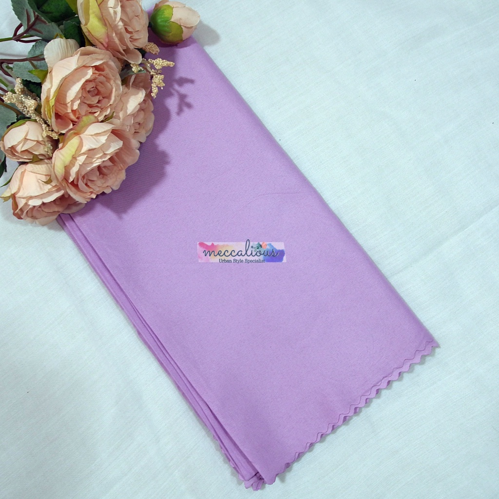 Jilbab Segi Empat Azara Voal Syari 130 x 130 Oskara  Miracle Jumbo Laser Cut-Lilac