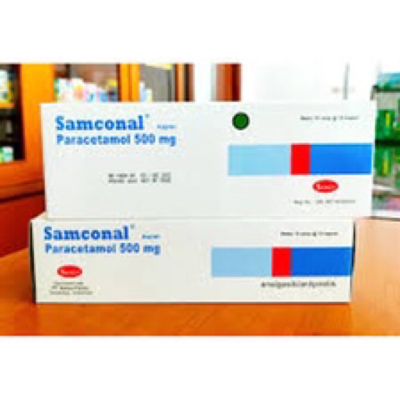 SAMCONAL 10 STRIP | SAMCONAL PARACETAMOL 500 MG/ samconal boxq