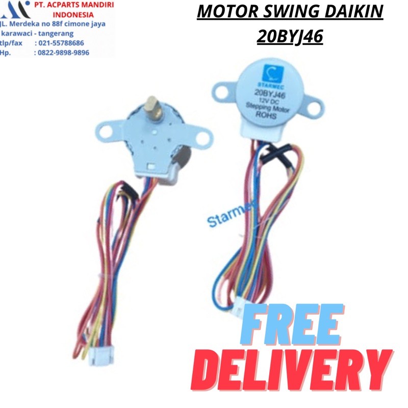 motor swing daikin 20BYJ46 12V DC