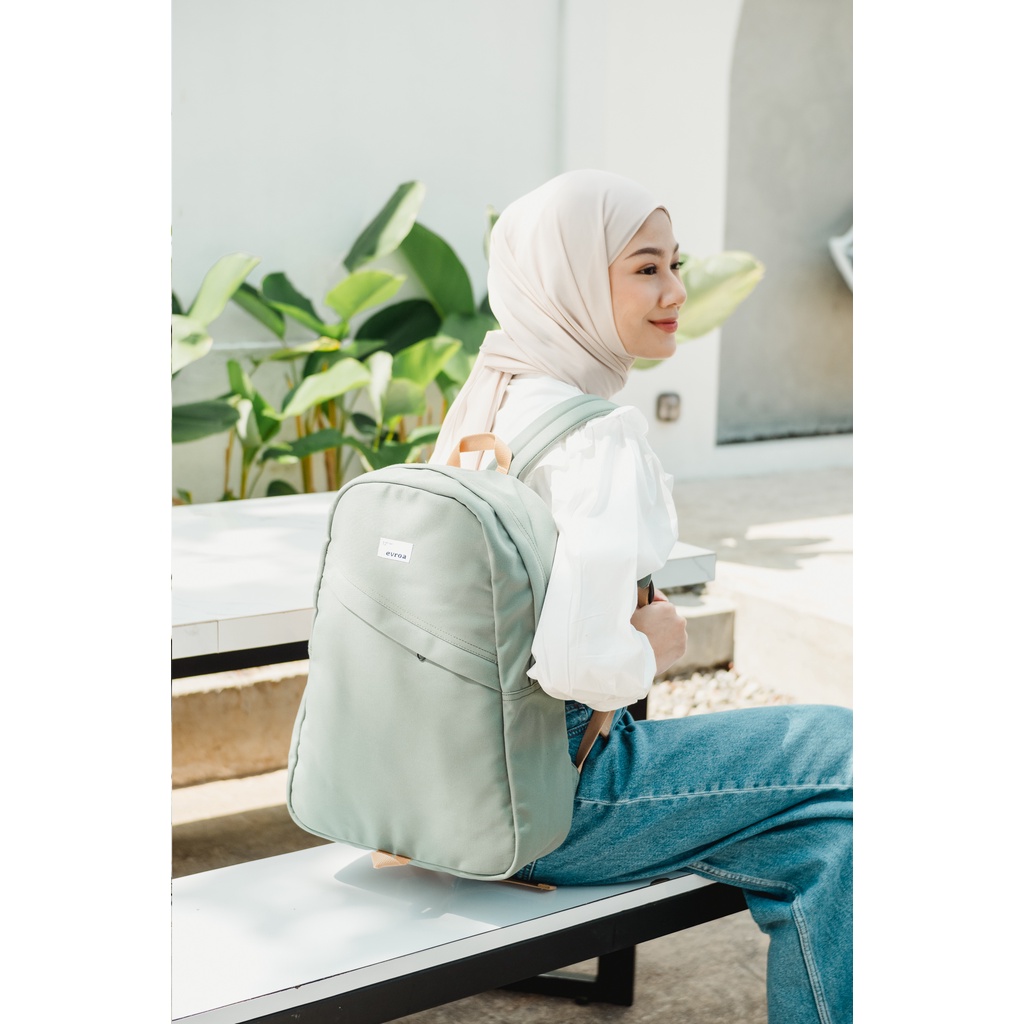 Evroa Palma Backpack - Light Grey