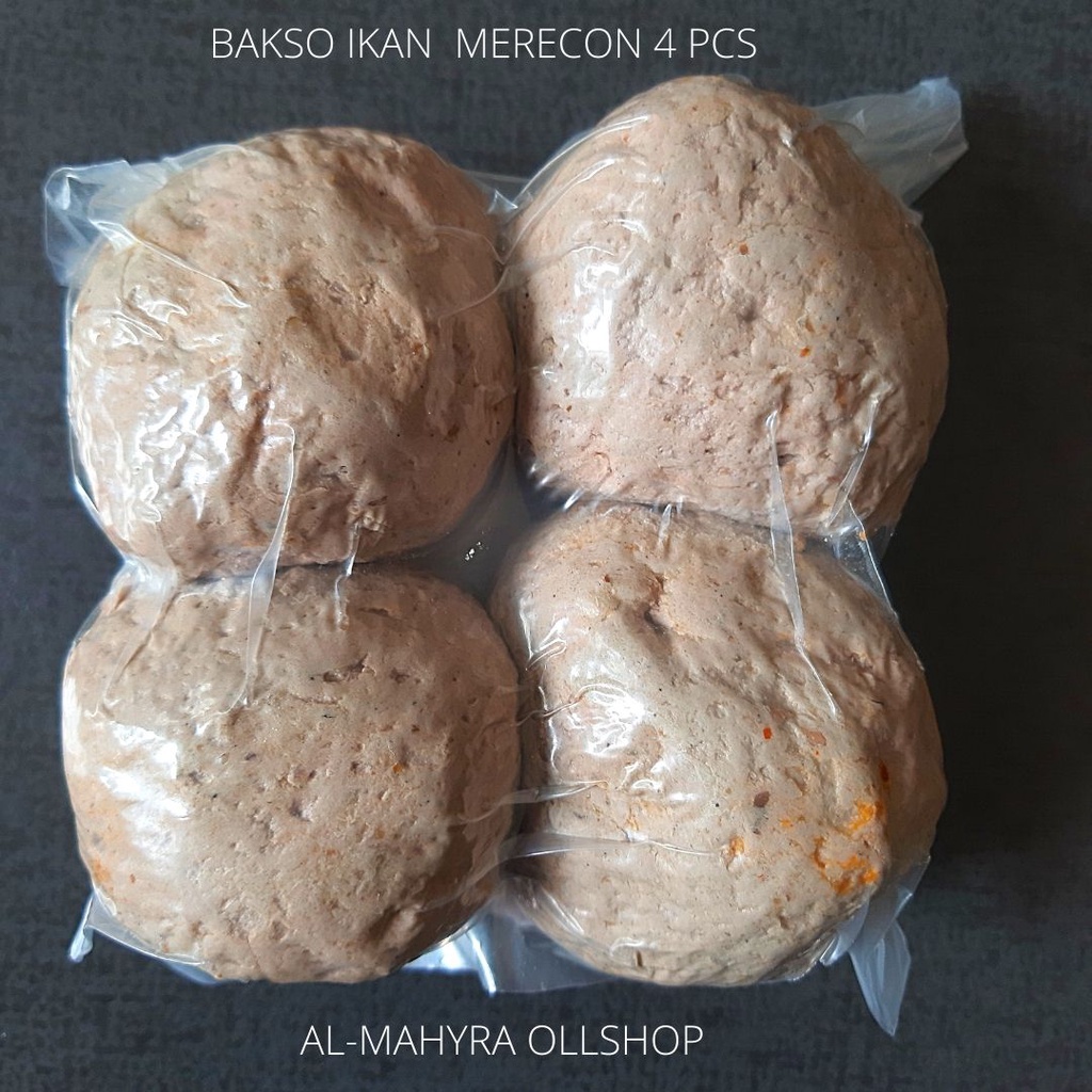 

BAKSO/BASO IKAN SINAR BAHARI BANDUNG MERECON ISI CABE TANPA BUMBU 4 BUAH