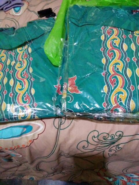 Atasan Batik Tunik Kenanga Ulir  ( Ukuran S M L Xl Xxl Xxxl 5l )