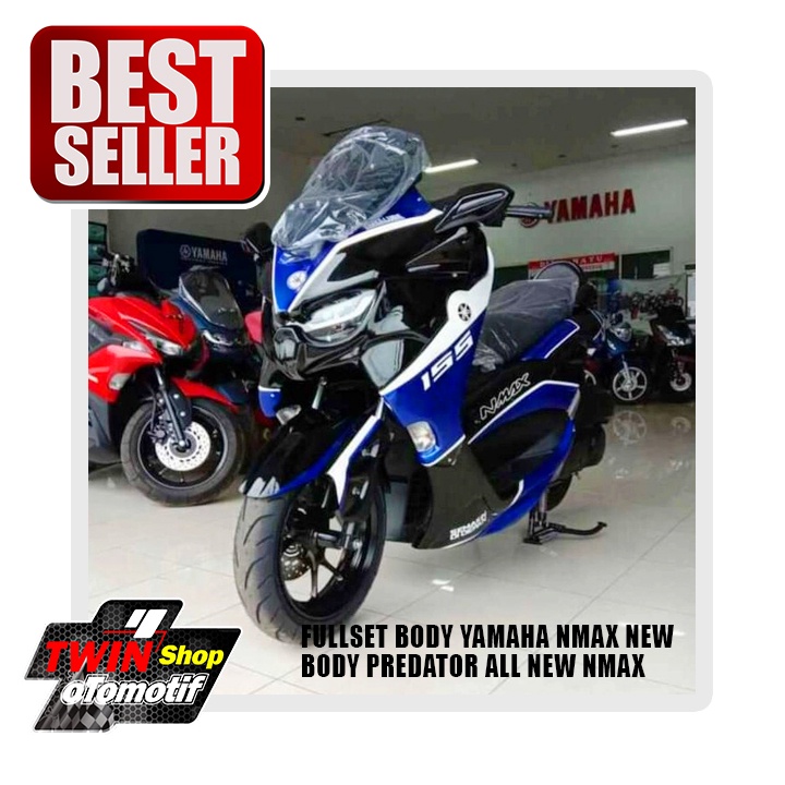 FULLSET BODY YAMAHA NMAX NEW BODY PREDATOR ALL NEW NMAX PREDATOR BIRU