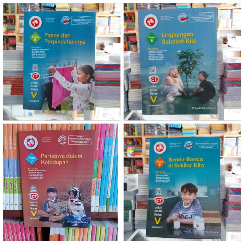 Buku PR Tematik Kelas 5 Tema 6, 7, 8, 9 Revisi Intan Pariwara