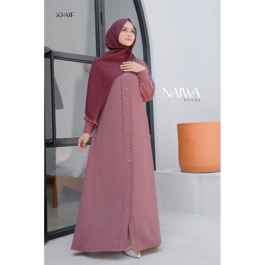 TERBARU DRESS SET PASHMINA | DRESS NAJWA BY KHAIF