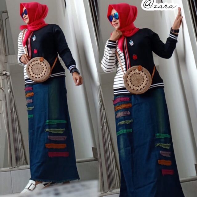 Set rok jeans zara