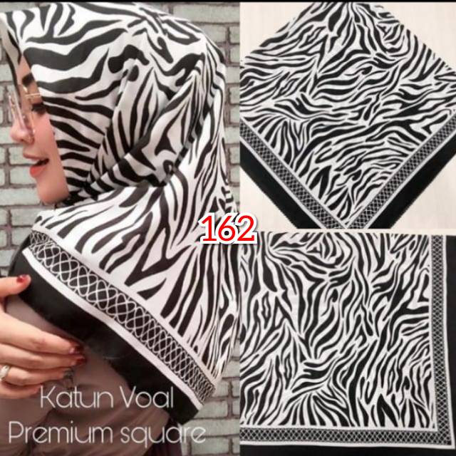TERMURAH ll hijab motif denay ll kerudung segiempat no 162
