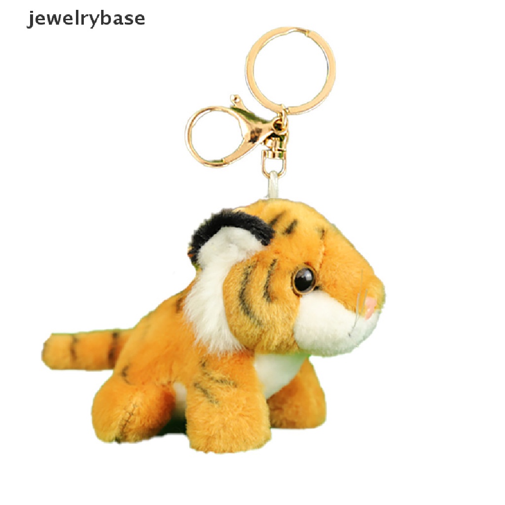 (jewelrybase) Gantungan Kunci Boneka Macan Tutul Bahan Plush 10cm