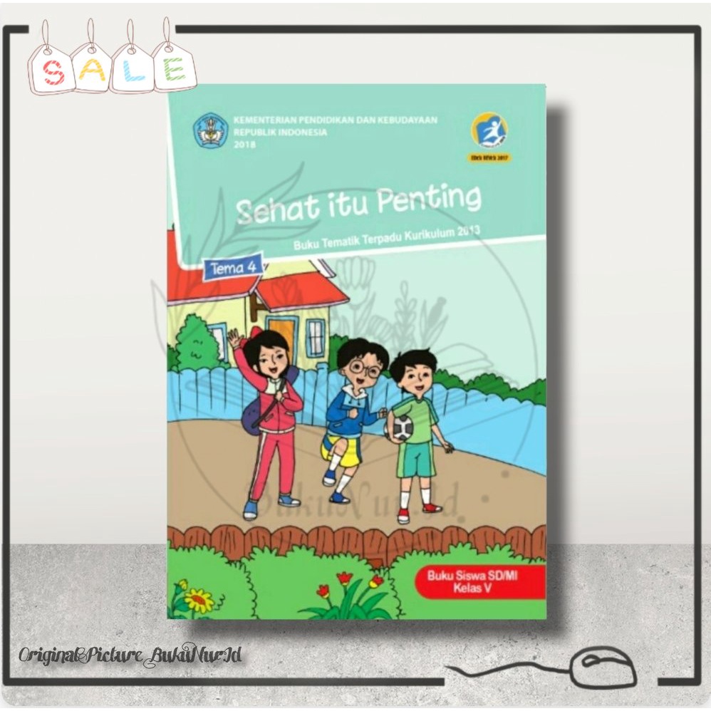 Jual Buku Tematik Tema 4 Sehat Itu Penting Sd Mi Kelas 5 K 13 Revisi