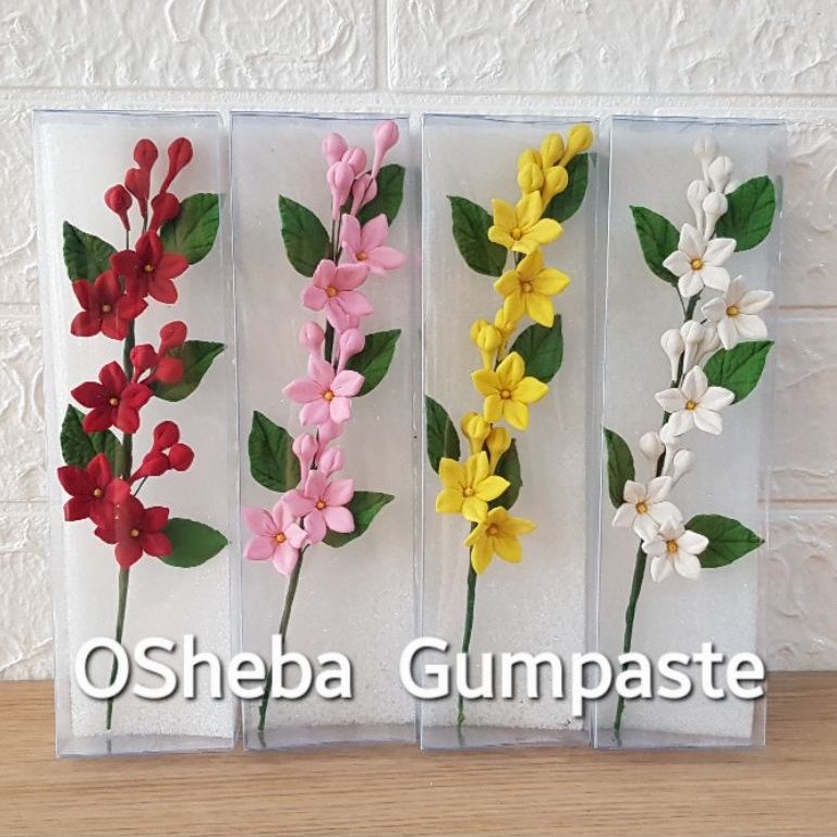 

[osheba] gumpaste bunga filler STP 32 berkawat